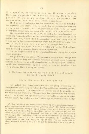 5. Nadere beschouwing van het Boengkoesch-Morisch taalgebied