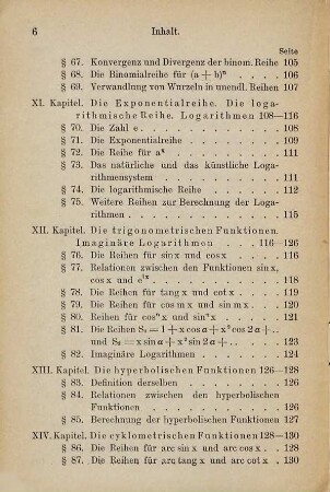 Niedere Analysis : mit 6 Figuren