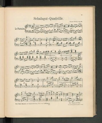 Schalagat-Quadrille.