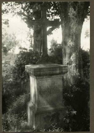 Grabkreuz, Gußeisen. Anna Maria Stabel 1861