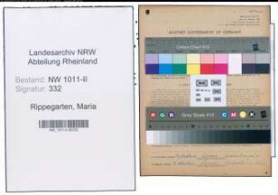 Entnazifizierung Maria Rippegarten , geb. 30.10.1896 ()