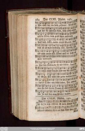 Der CXLII. Psalm. 142.