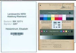 Entnazifizierung Elisabeth Hessenbruch , geb. 22.09.1902 ()