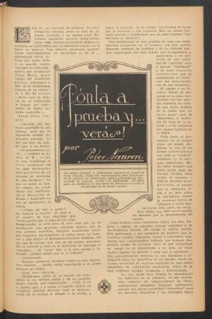¡Pónta a prueba y... verás!
