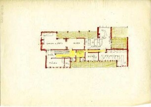 Rosenbauer, Gregor; Häuser, Wohnanlagen und Hallen - Wohngebäude mit Atelier (Grundriss)