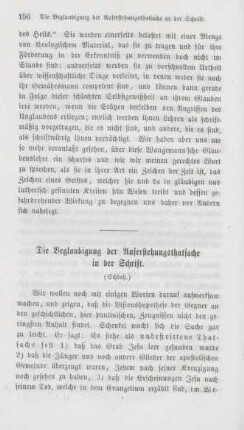 156-168 Die Beglaubigung der Auferstehungsthatsache in der Schrift :Schluss