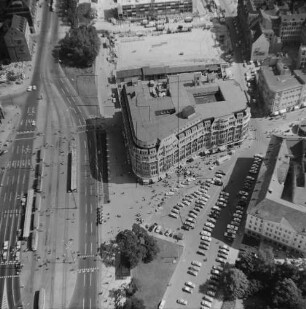 Konsument-Warenhaus am Brühl in Leipzig : Blickrichtung Osten