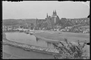 Meißen. Blick von Proschwitz auf Meißen