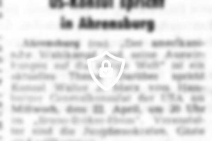 US-Konsul spricht in Ahrensburg