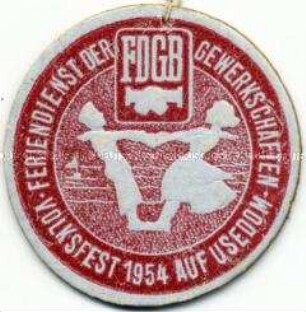 FDGB (Freier Deutscher Gewerkschaftsbund), Feriendienst, Volksfest auf Usedom
