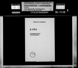 Gemeinderechtsverhältnisse in Ebenweiler, Ennetach, Enzkofen und Fleischwangen