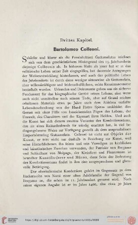 Drittes Kapitel.Bartolomeo Colleoni