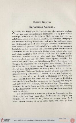 Drittes Kapitel.Bartolomeo Colleoni