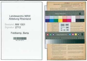 Entnazifizierung Berta Feldkamp, geb. 15.12.1921 ()
