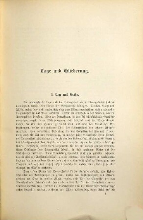 Der Oderstrom, sein Stromgebiet und seine wichtigsten Nebenflüsse : eine hydrographische, wasserwirthschaftliche und wasserrechtliche Darstellung, 1. Das Stromgebiet und die Gewässer