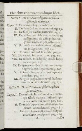 Elenchus contentorum hujus libri.