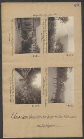Regimentsmusik am Königstag in Drei Ahren 25.08.1916
