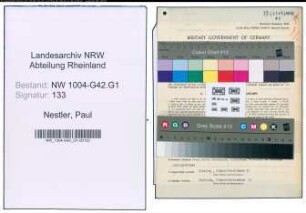 Entnazifizierung Paul Nestler , geb. 01.10.1902 (Angestellter)
