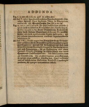 Addenda