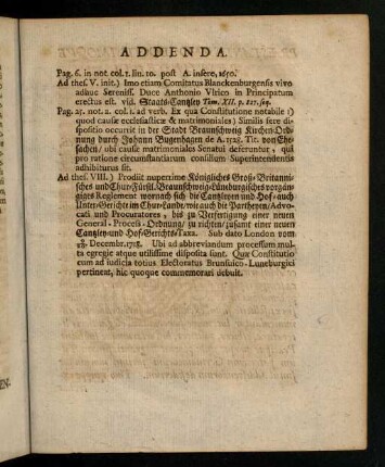 Addenda