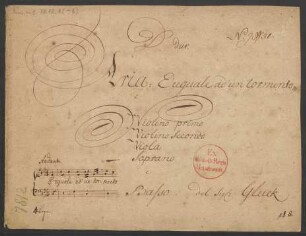 La caduta de' giganti. Auszüge; S, strings; W 1A.10/28