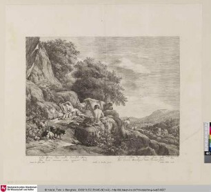 [Der Sommer; Summer landscape with the child Jupiter]