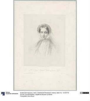 Porträt der Prinzessin Victoria