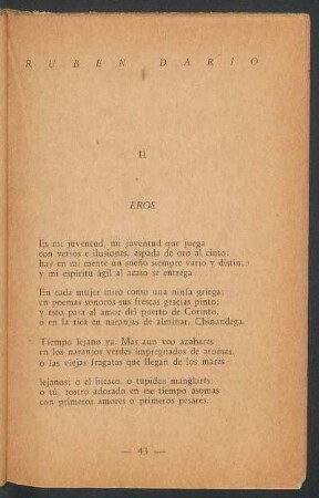 II - Eros