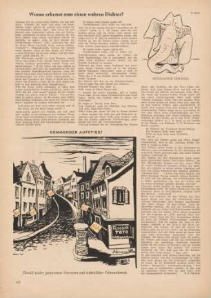 "Kommender Aufstieg?" "Säuerlicher Verleger"