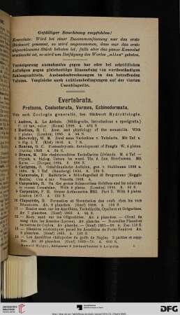 Evertebrata (Nr. 1-300)