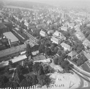 Wohnbebauung in der Erfurter Löbervorstadt : Blickrichtung Nordwesten