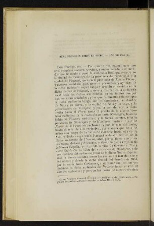 Real provisión sobre lo mismo. - Año de 1563 (1).