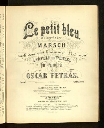 Le petit bleu.