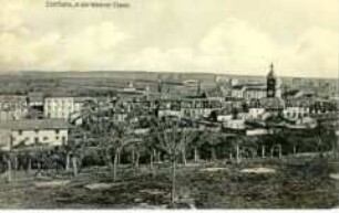Ansicht von Conflans, in der Woevre-Ebene