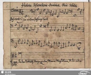 Schütz, H.: Historia der fröhlichen und siegreichen Auferstehung