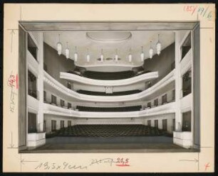 Stadttheater, Dortmund: Ansicht Zuschauerraum
