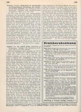 159 [Rezension] Rienecker, Friedrich, Handreichung für Sonntagschule und Kindergottesdienst
