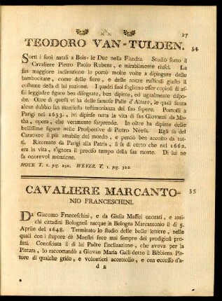 Cavaliere Marcantonio Franceschini