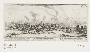 Schlacht, Blatt 3 der Folge "Les misères et les malheurs de la guerre"