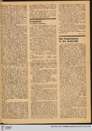 Fortschritt : Aus modernen Zeitschriften