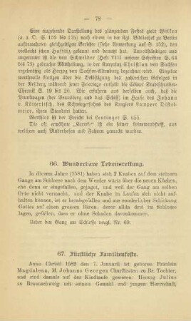 66. Wunderbare Lebensrettung