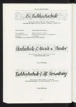 Ev. Fachhochschule