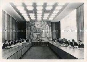 Sitzung des Staatsrates im Staatsratsgebäude