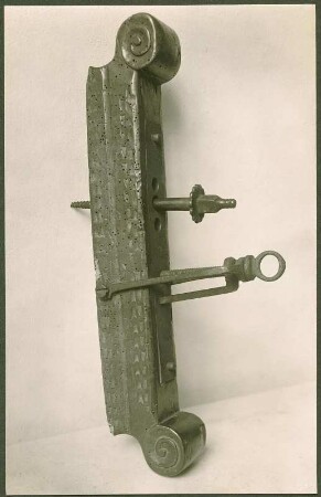 Faßriegel. Eigentümer: Bassermann-Jordan
