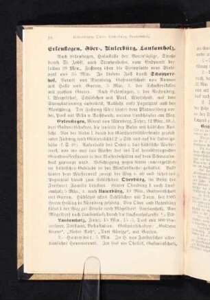 Erlenstegen, Ober-, Unterbürg, Laufamholz.