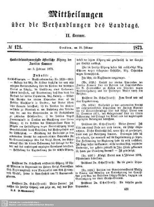 121. Sitzung