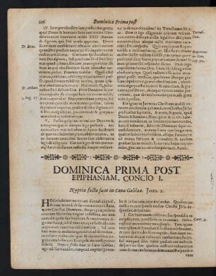 Dominica Prima Post Epiphaniam