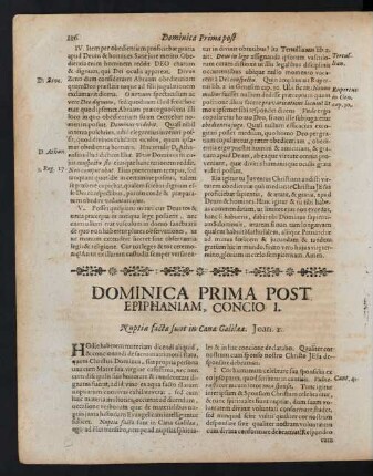 Dominica Prima Post Epiphaniam