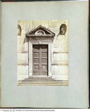 I Rome architectureSanta Maria del Popolo, Eingangsportal - Rotes Album I (Architektur antik und modern)