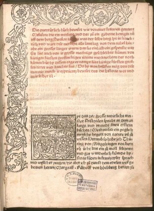 Dis ouentourlich bůch bewiset wie von einer frauwen genantt Melusina die ein merfeye vnd dar zů ein geborne konigin vn[d] vff dem berg Awalon kūmen was